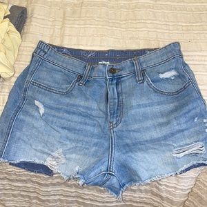 Womens aerie jean shorts